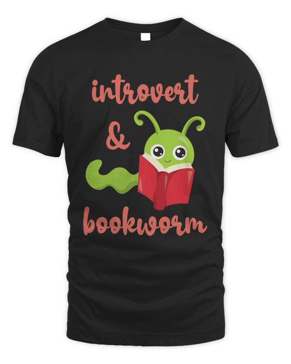 Bookworm Introvert - Fun Book Lovers Reading Shirt