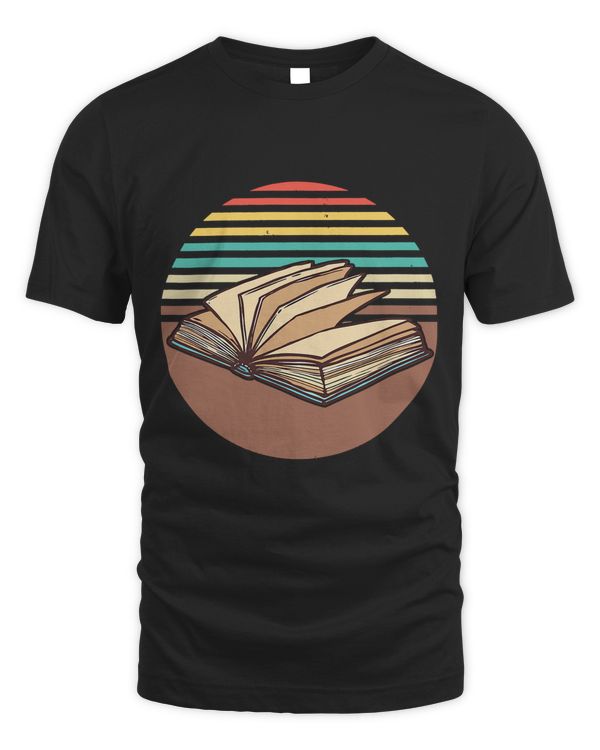 Retro Bookish Vintage Avid Book Lovers Readers Gif Shirt